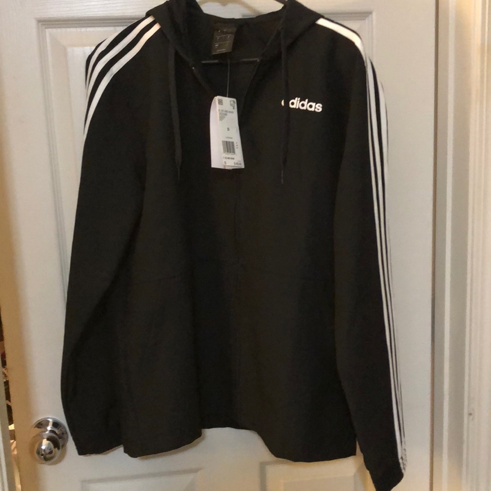 NEW Adidas Woven Windbreaker Men’s Small